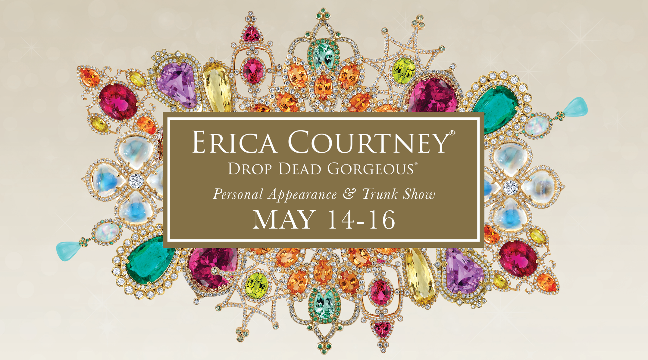 Join Us for an Exclusive Erica Courtney Personal Appearance & Trunk Show