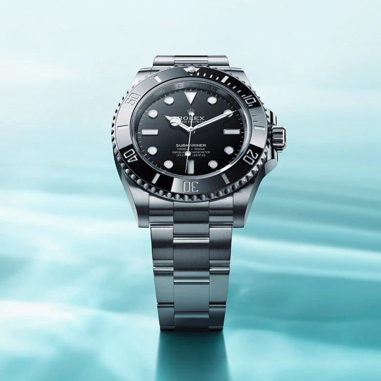 Close-up view of a Rolex timepiece