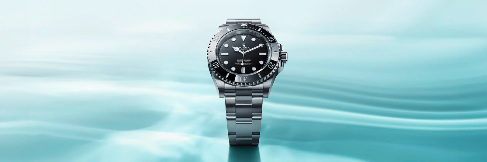 Close-up view of a Rolex timepiece